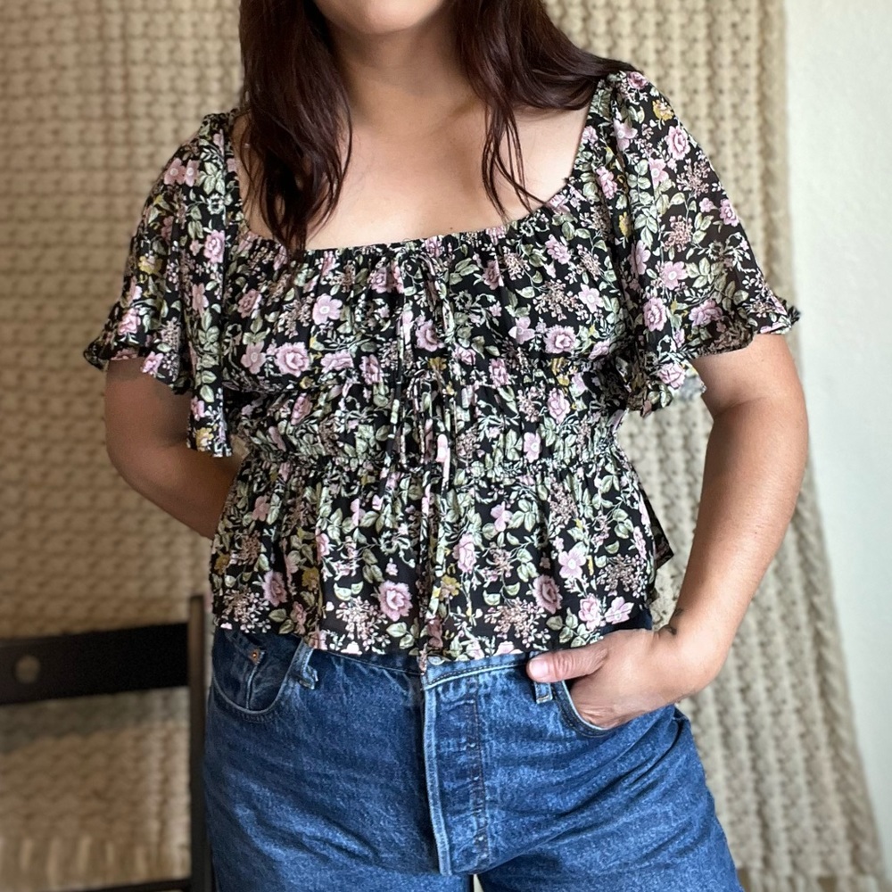 Altar’d State cropped floral top